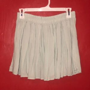 Light blue mini skirt